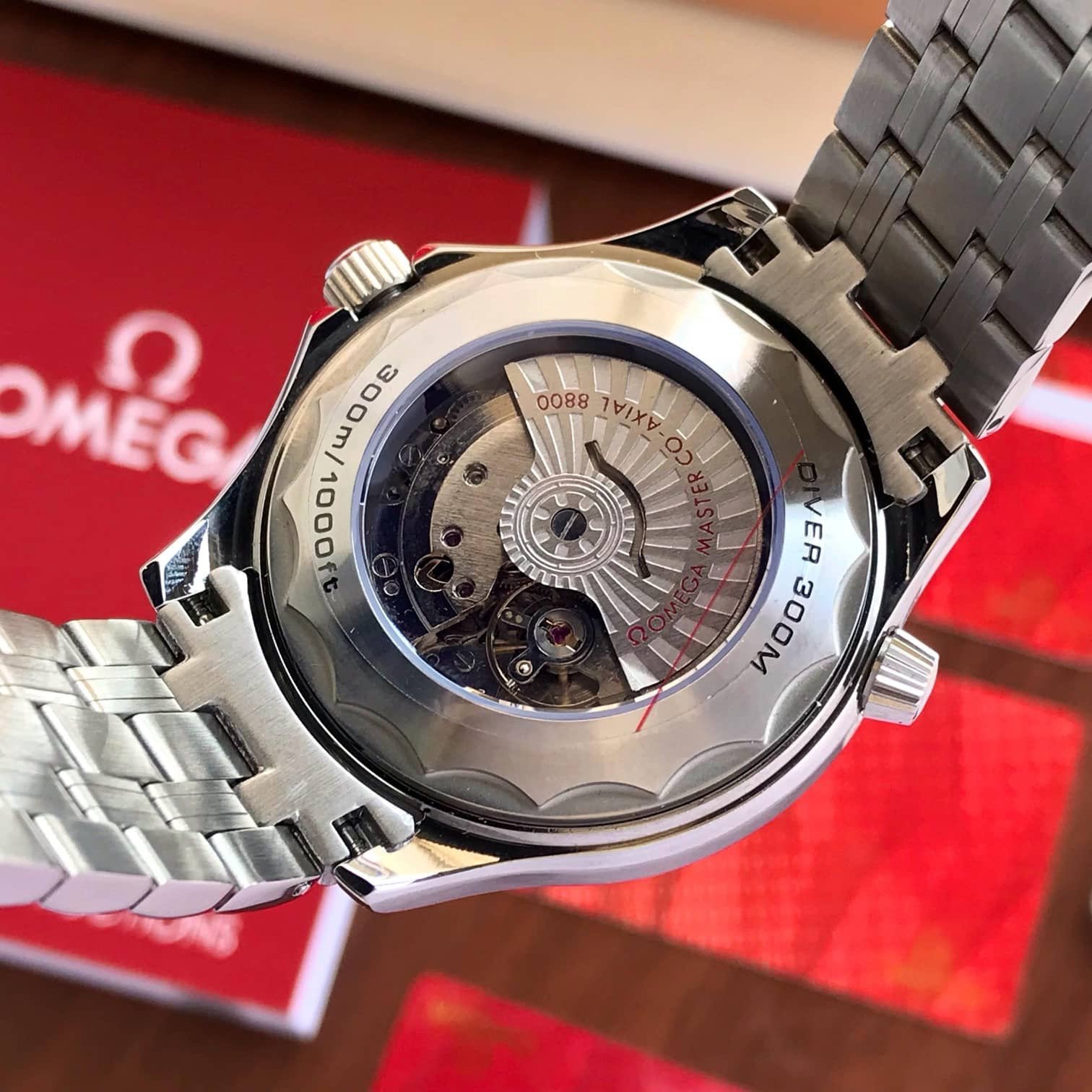 Omega Seamaster Co-Axial Master Chronometer Stainless Steel Blue Dial Automatic Mens Watch - Image 2