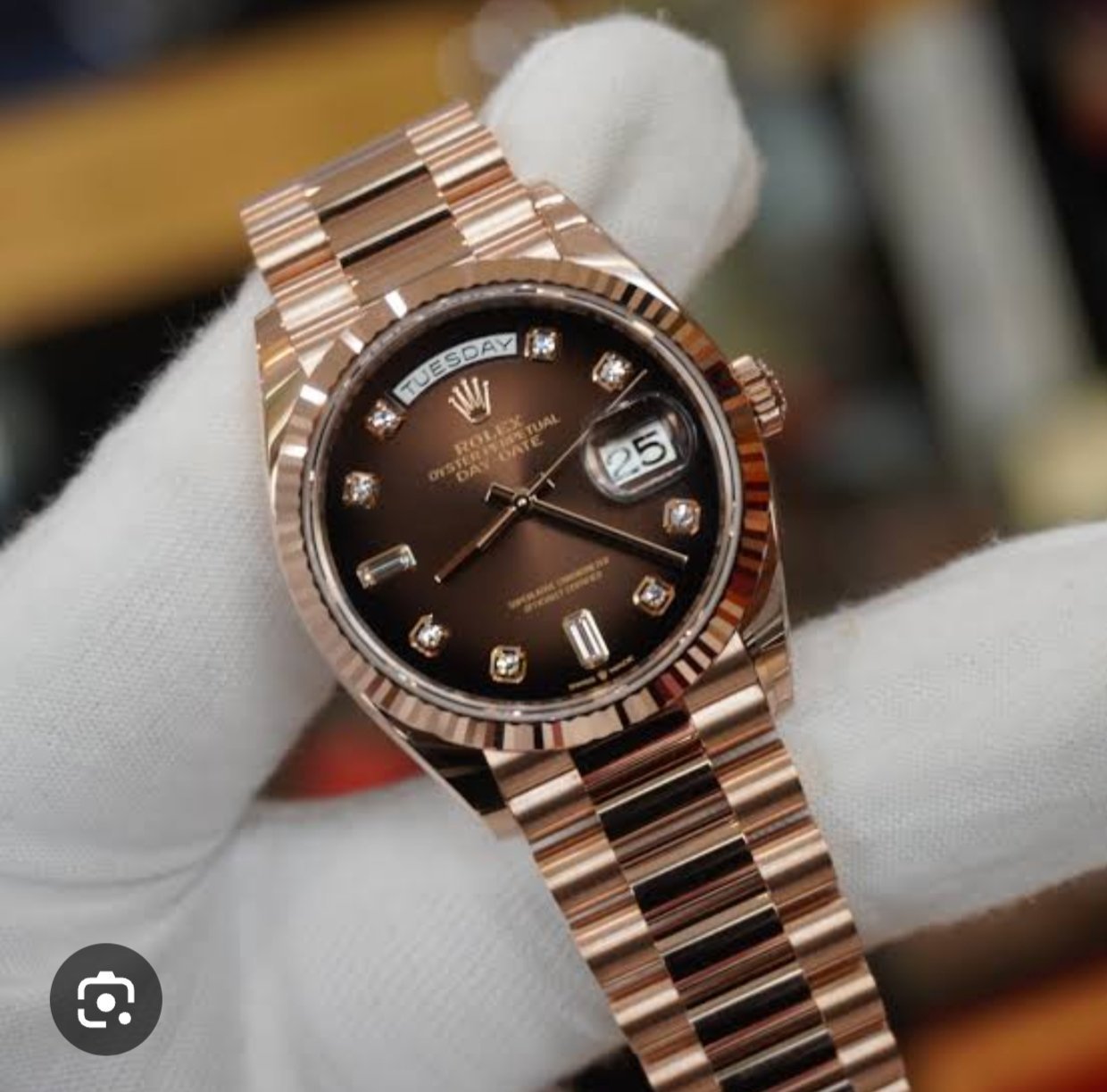 ROLEX DAYDATE BROWN DAIL - Image 3