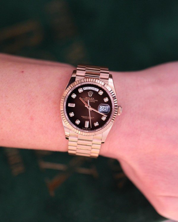 ROLEX DAYDATE BROWN DAIL - Image 4