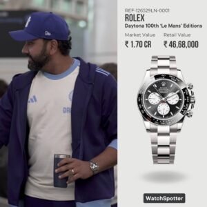 ROLEX DAYTONA SILVER BLACK DAIL