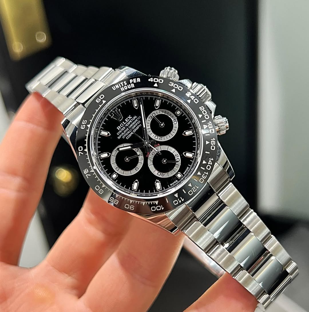 ROLEX DAYTONA SILVER BLACK DAIL - Image 3