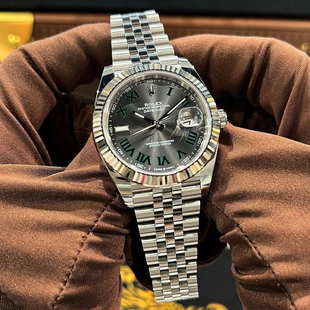 ROLEX DATE JUST ROMAN DAIL FULL SILVER - Image 2