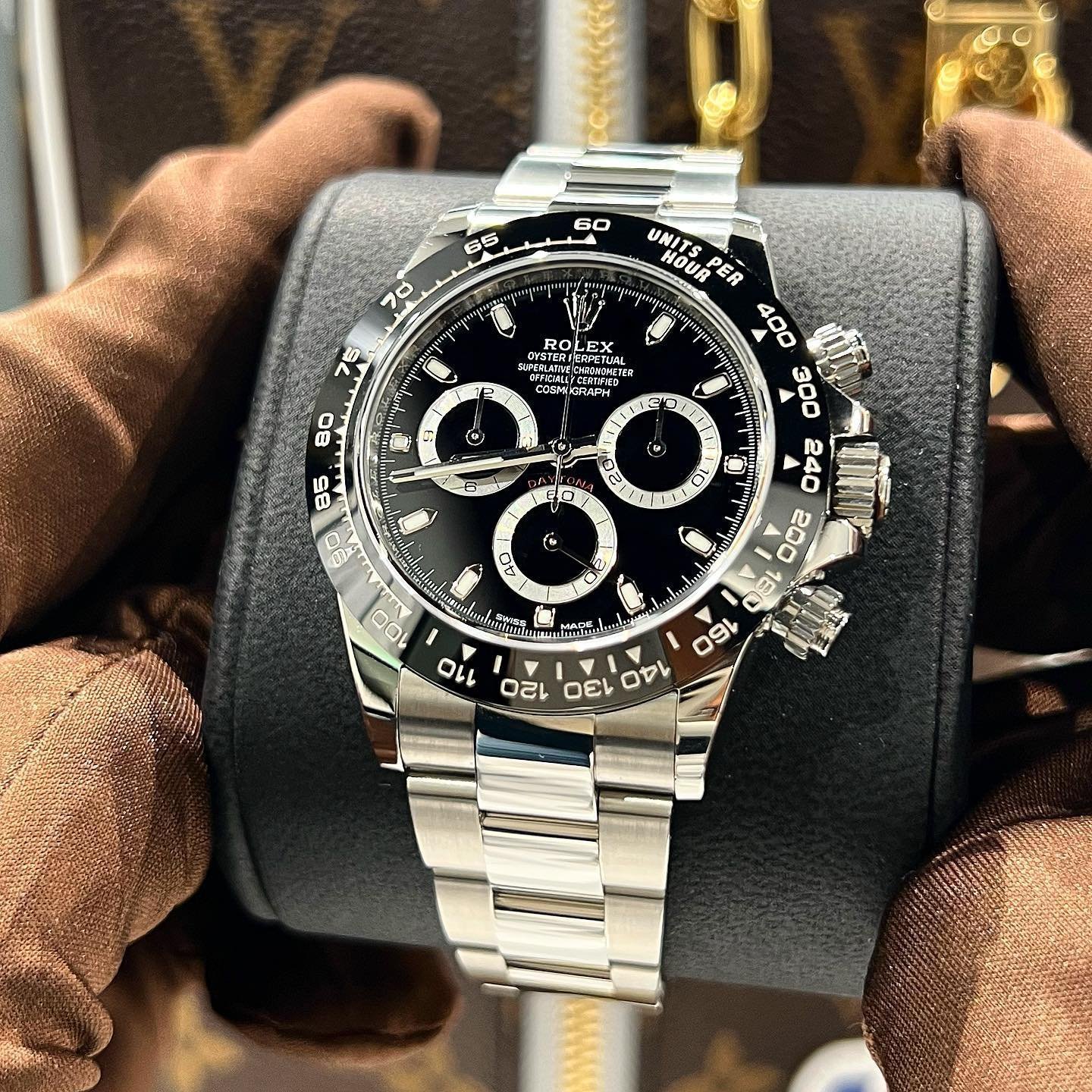 ROLEX DAYTONA SILVER BLACK DAIL - Image 2