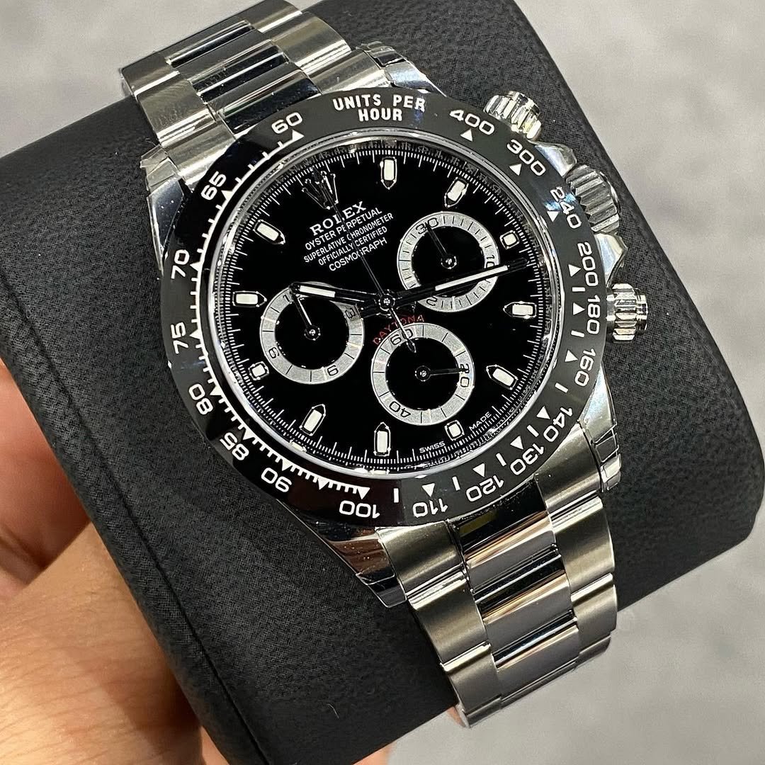 ROLEX DAYTONA SILVER BLACK DAIL - Image 4