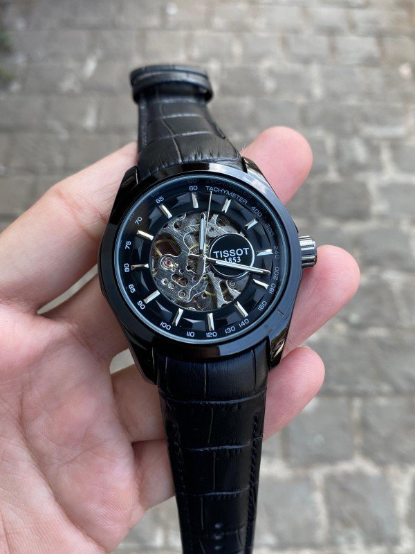 TISSOT 1853 AUTOMATIC PRIMIUM QUILTY LEATHER WATCH - Image 3