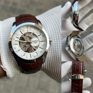 TISSOT 1853 AUTOMATIC PRIMIUM QUILTY LEATHER WATCH