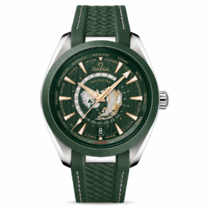 Omega Seamaster Worldtimer Green Dial Watch
