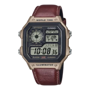 Casio AE-1200 Illuminator Light Brown - J1234