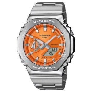 G shock GM-2110D (silver/orange)
