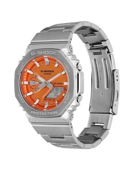 G shock GM-2110D (silver/orange) - Image 2