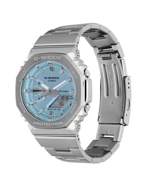 G shock GM-2110D (silver/ sky-blue) - Image 2