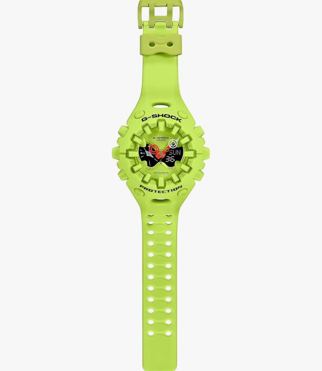 Casio G-Shock Big Case Neon Resin Analog-Digital Watch GAV01-9A - Image 3