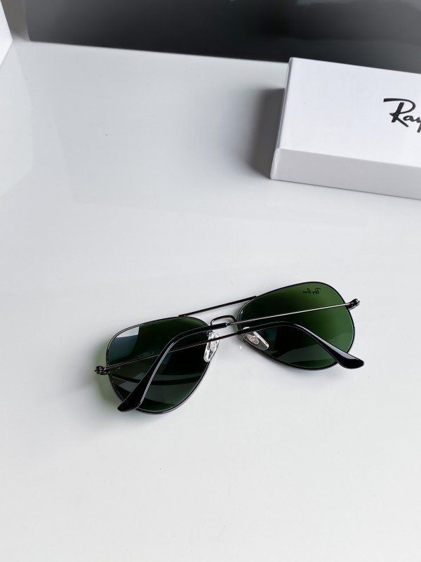 RAYBAN BLACK BLUE MERCURY 3025 SUNGLASSES - Image 6