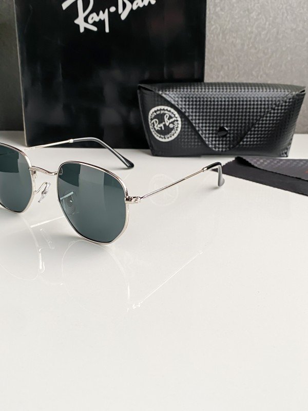 Rayban hexa silver black 3548 - Image 2