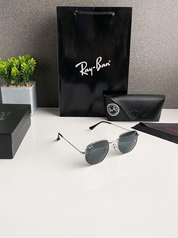 Rayban hexa silver black 3548 - Image 3