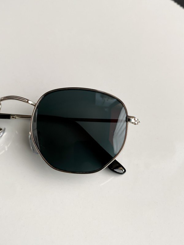 Rayban hexa silver black 3548 - Image 6