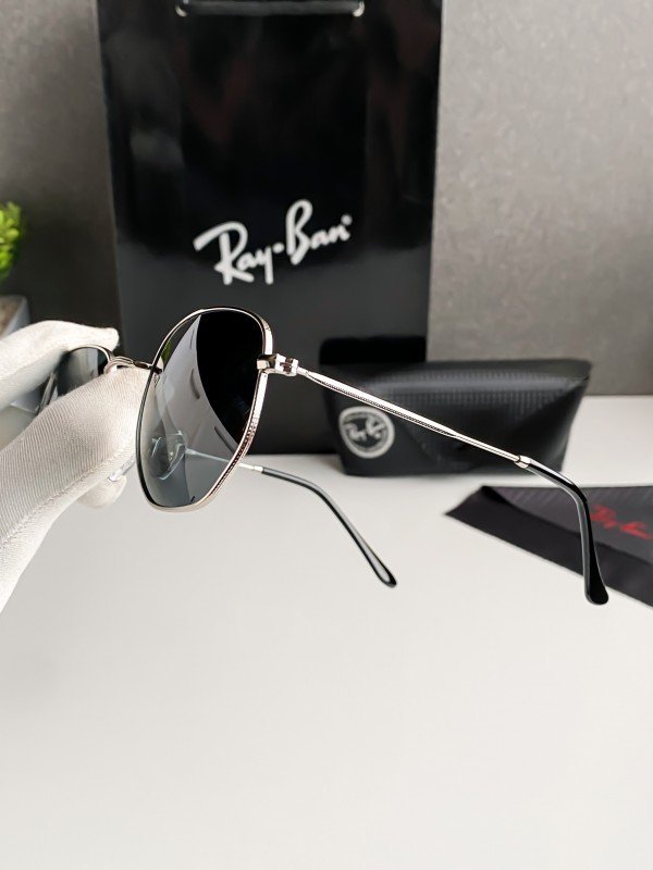 Rayban hexa silver black 3548 - Image 9