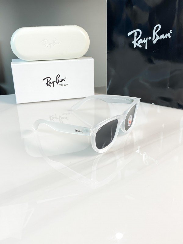 Rayban reverse white black 05023 - Image 2
