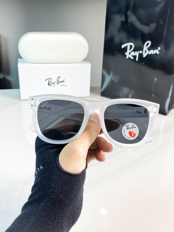 Rayban reverse white black 05023 - Image 5