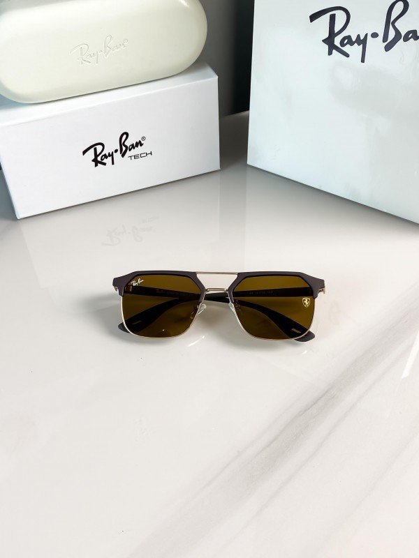 Rayban04 gold brown - Image 4