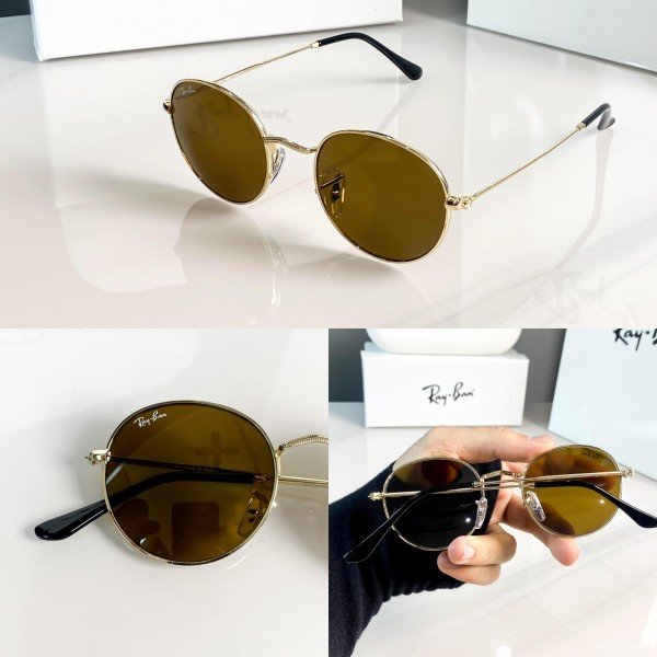 Rayban gold brown 3447 - Image 2