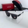 Prada Grey Black 144 Sunglasses