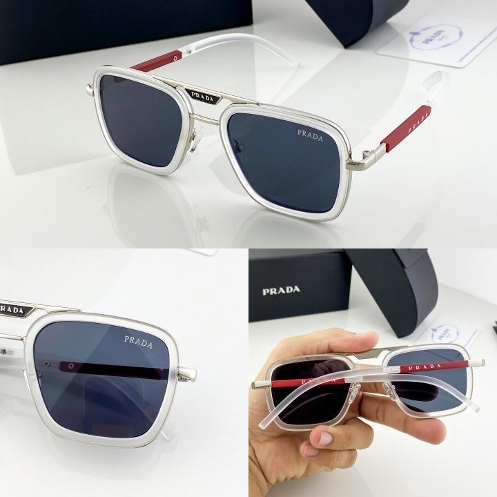 Prada Ice Black 68805 Sunglasses - Image 2