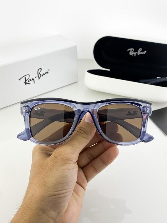 RAYBAN BLUE BROWN REVERSE 63 - Image 3