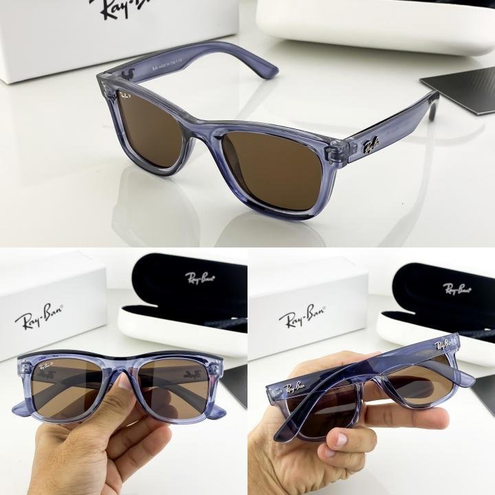 RAYBAN BLUE BROWN REVERSE 63 - Image 5
