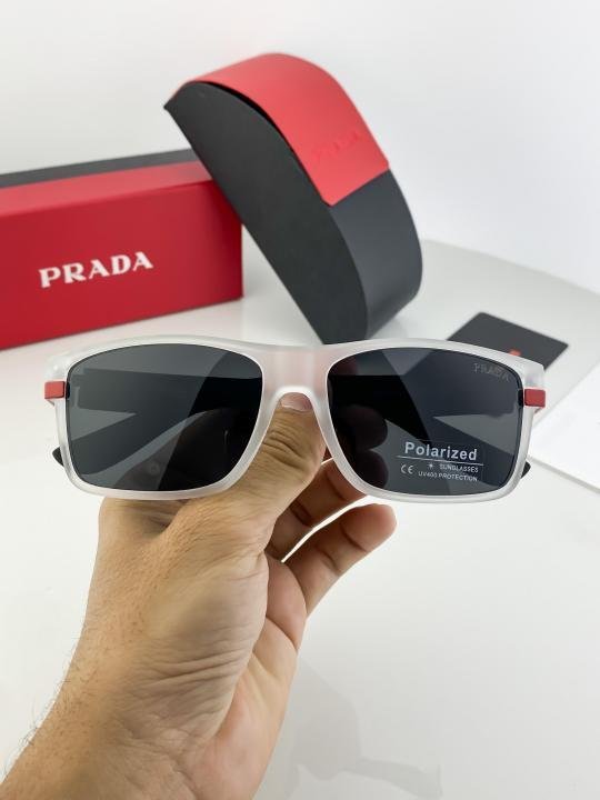 Prada White Black 78 Sunglasses - Image 6