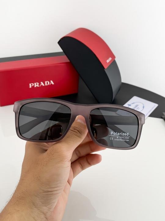 Prada Grey Black 0892 Sunglasses - Image 4