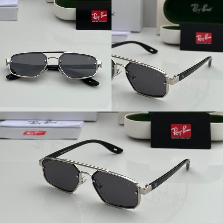 RAYBAN SILVER BLACK 101653 - Image 4