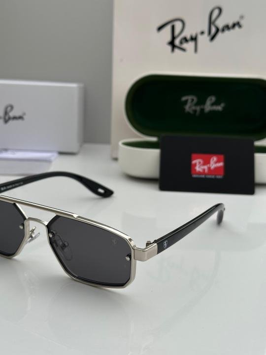 RAYBAN SILVER BLACK 101653 - Image 5