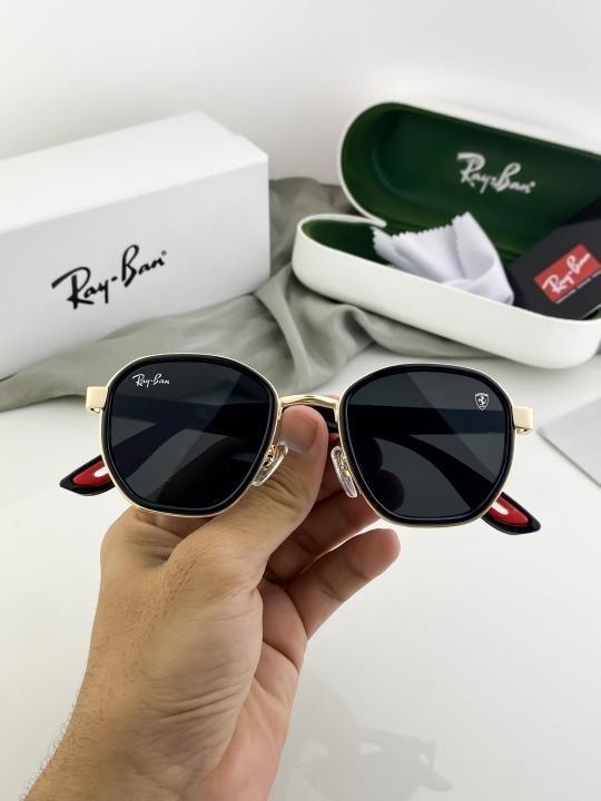 RAYBAN GOLD BLACK 3674 - Image 3