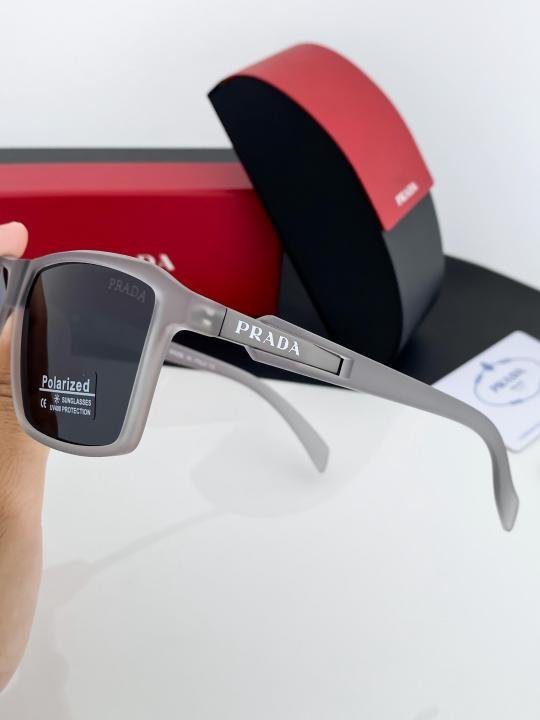 Prada Grey Black 90 Sunglasses - Image 3