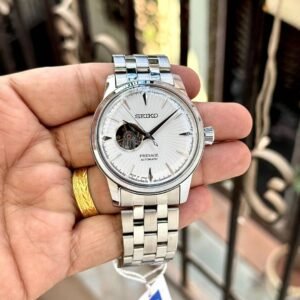 SEIKO PRESAGE AUTOMATIC SILVER WHITE