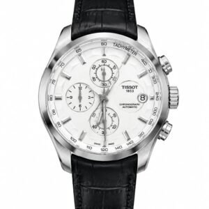 TISSOT BLACK LEATHER BELT