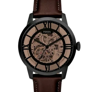 FOSSIL TOWNSMAN AUTOMATIC BROWN LEATHER BELT