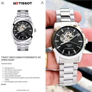 TISSOT GENTELMAN POWERMATIC 80 OPEN HEART (AUTOMATIC)