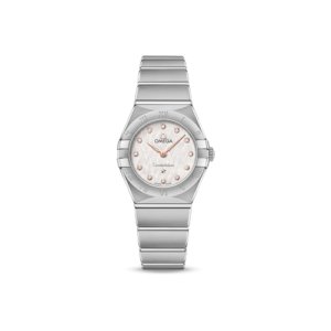 OMEGA CONSTRUCTION SILVER WOMENS QUARTZ