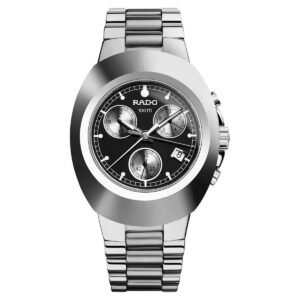 RADO DIASTER SILVER BLACK AUTOMATIC