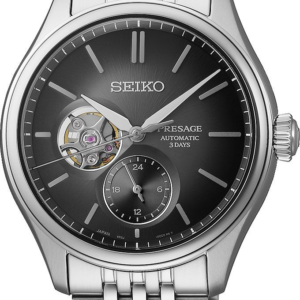 SEIKO PRESAGE AUTOMATIC SILVER BLACK